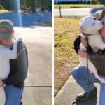 A Rescue Dog Meets Her New Human Dad And Can’t Stop Hugging Him