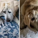 Abused & dumped Labrador because malformed finds those who love him as he is