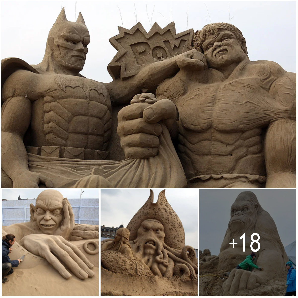 Amazingly detailed and one-of-a-kind sand sculptures that will blow your mind