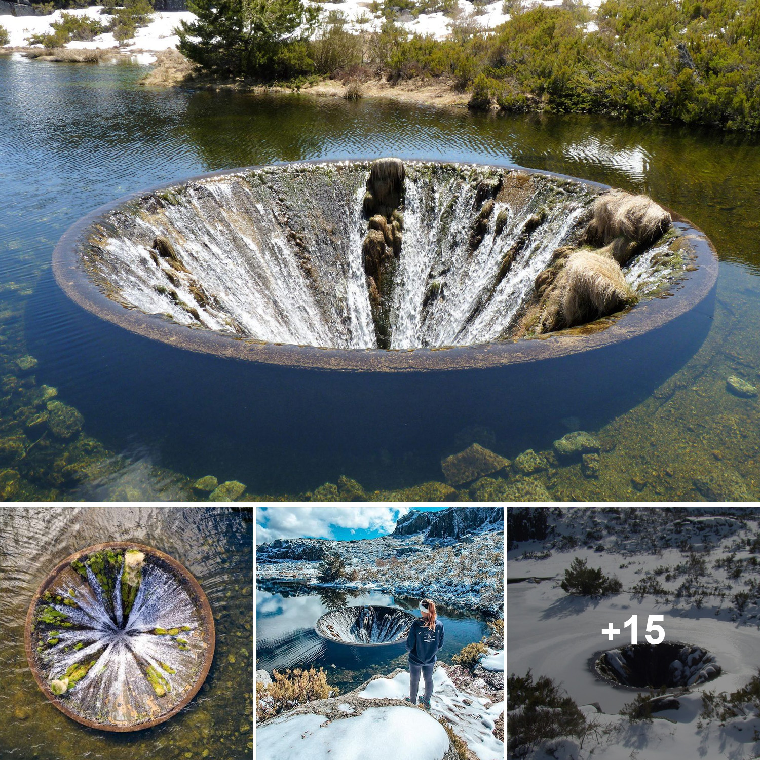 HIDDEN GEM: This Portuguese waterhole looks like a gateway to another dimension.