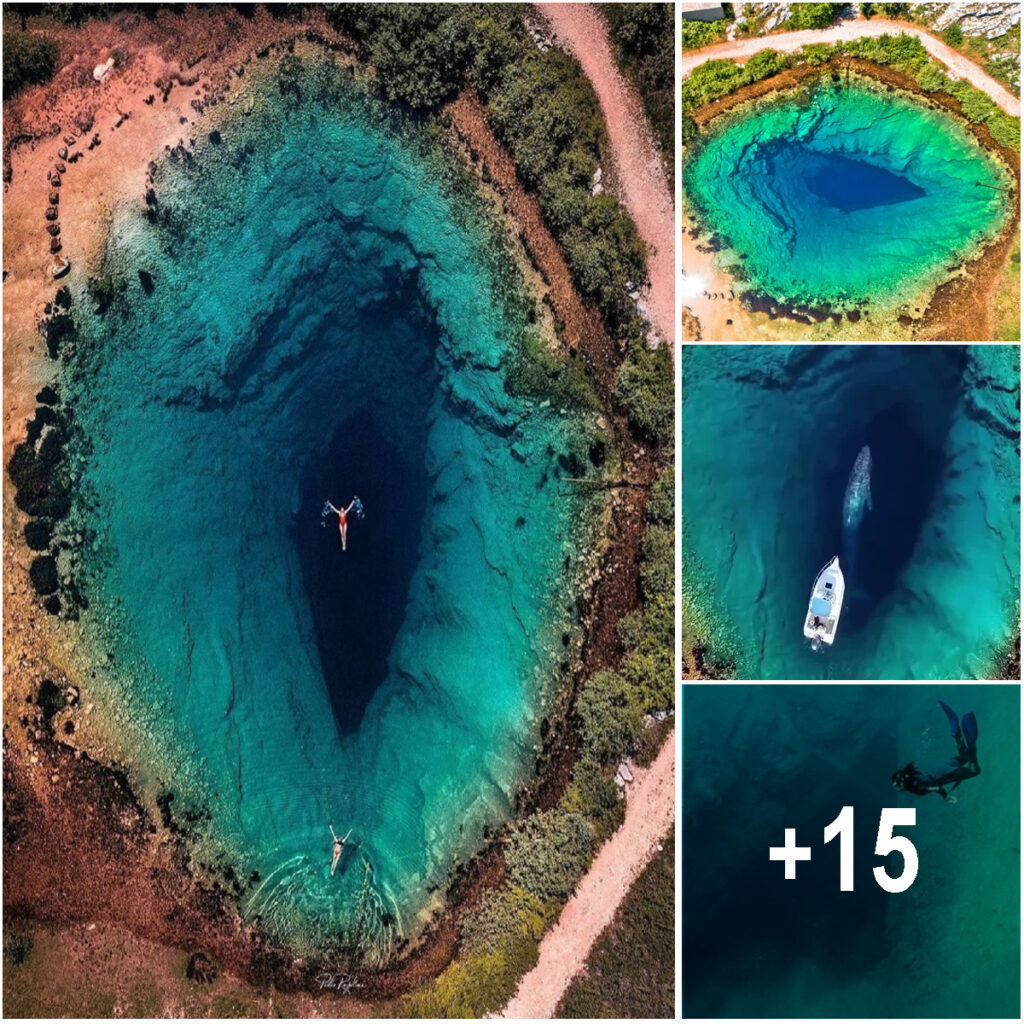 The otherworldly beauty of the water lake known as the ‘Eye of the Earth’