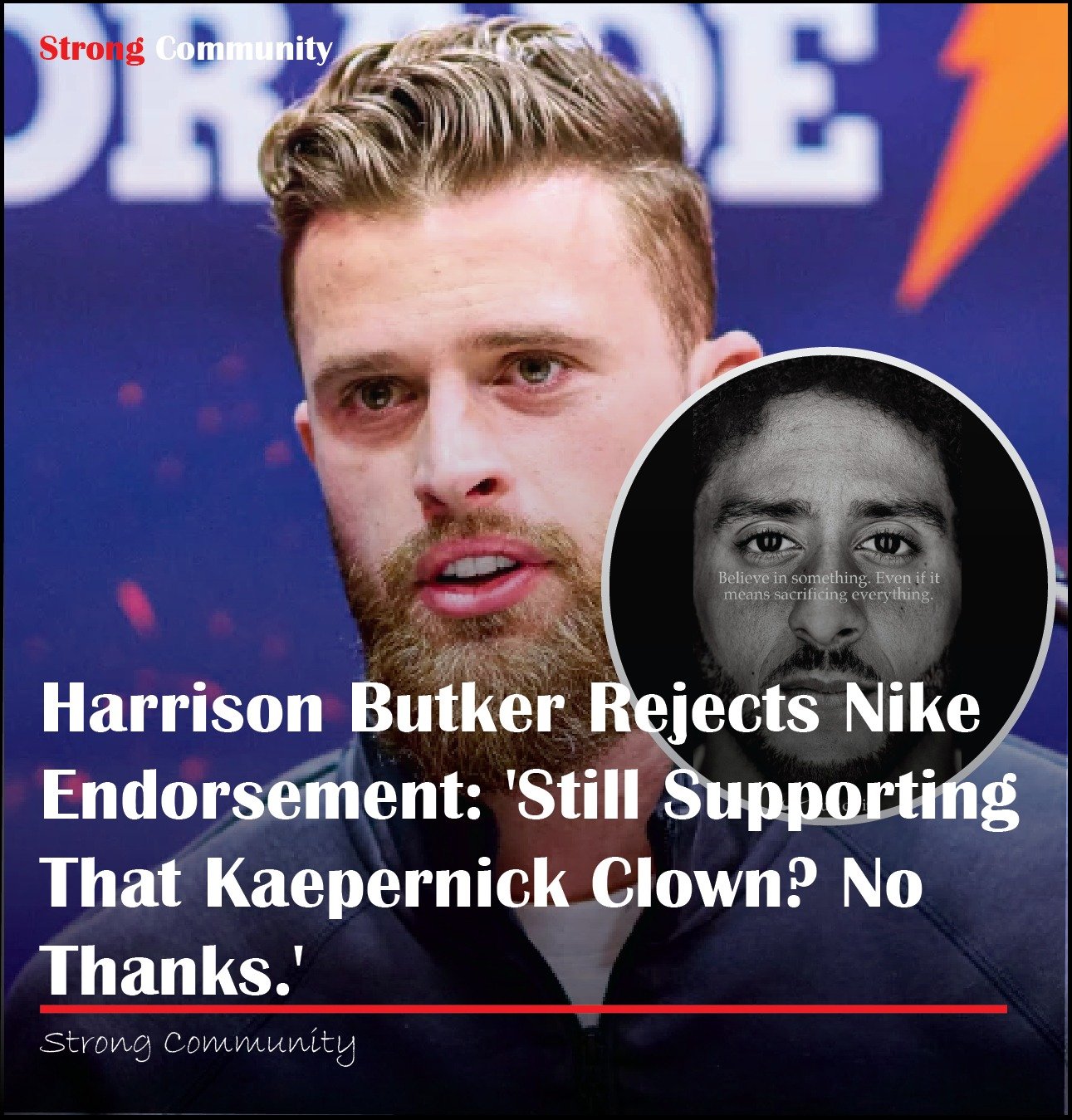 NFL kicker Harrison Butker has made headlines with his firm refusal to endorse Nike