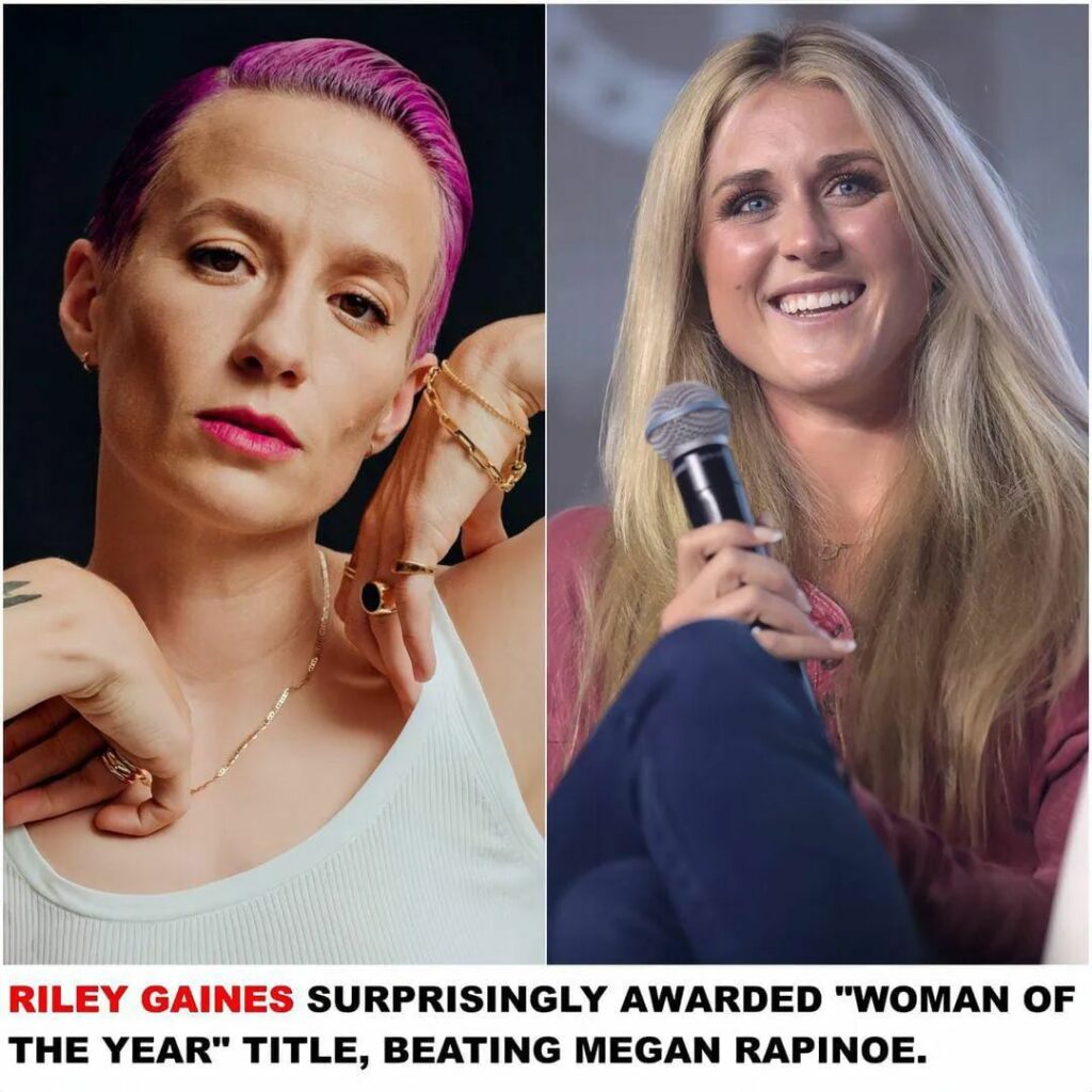 Riley Gaines Surprisingly Awarded “Woman of the Year” Title, Beating Megan Rapinoe.