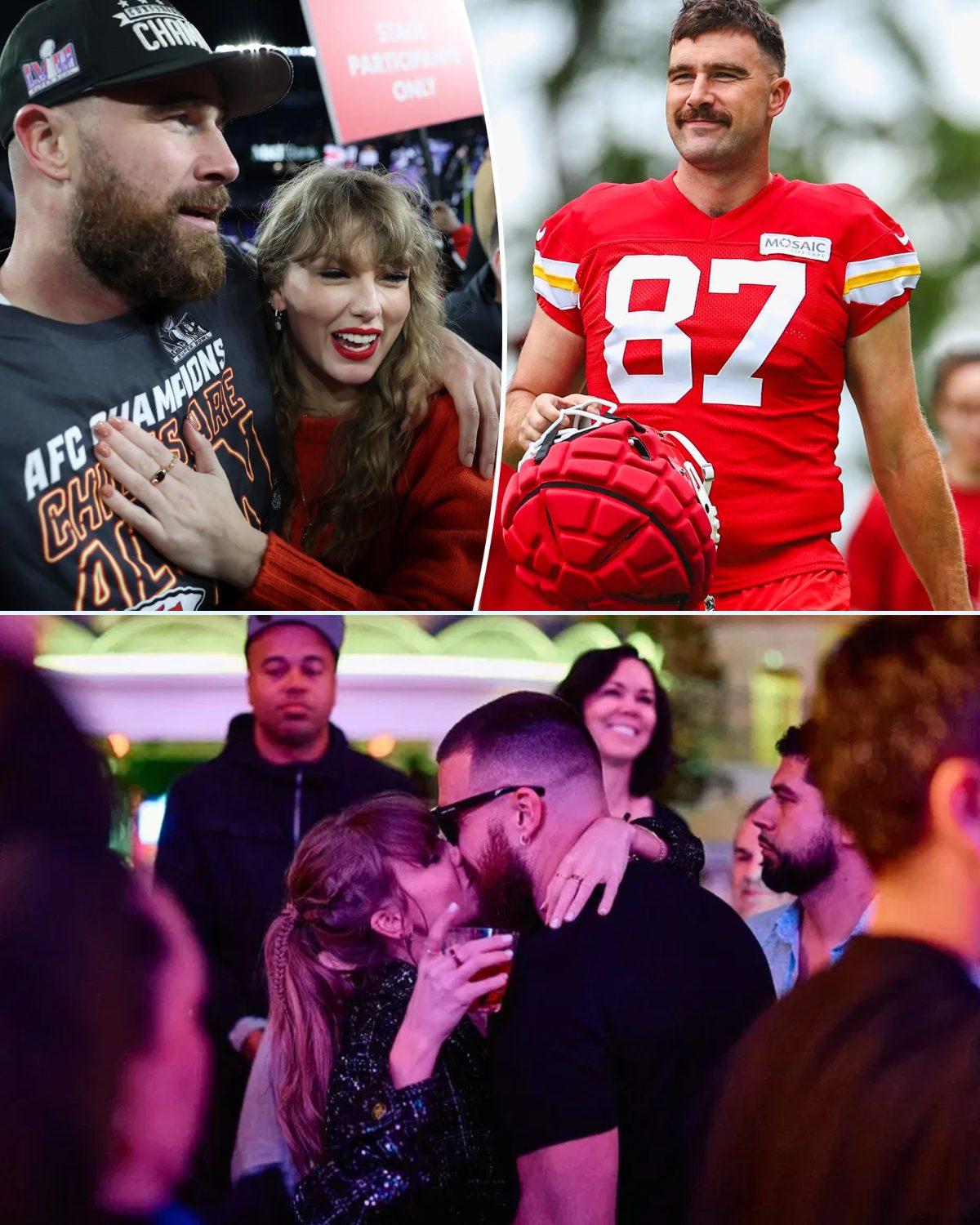 Travis Kelce declares his “love” for Taylor Swift at a discussion featuring the Kansas City Chiefs