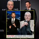 Breaking: Jimmy Kimmel Live Receives Lowest TV Rating in History Following Episode With Robert De Niro – News Daily