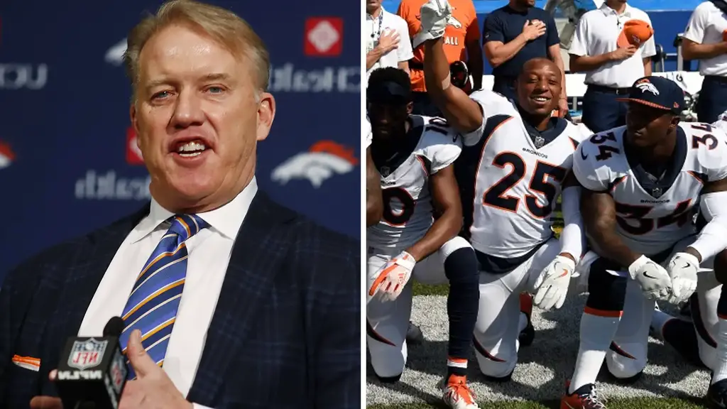 Coach Elway Makes It Clear: “Anthem Kneeling Will Result in a Ban From the Team”.