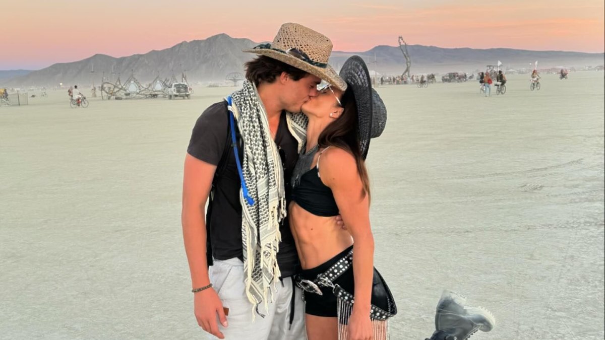 Danica Patrick Creates a Fever on Social Media When Wearing Many Bold Bikinis at Burning Man and Introducing Her New Boyfriend.