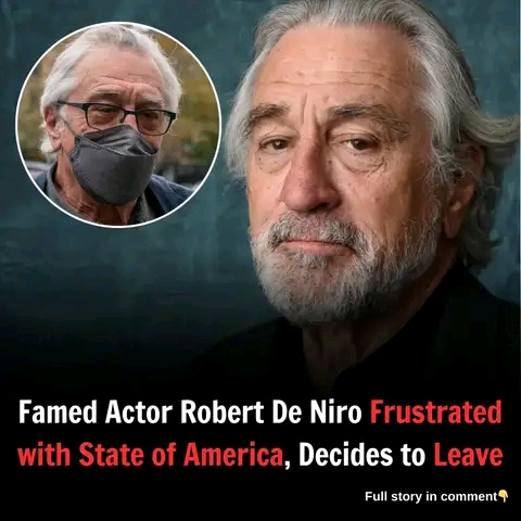 A Hollywood Legend’s Disappointment: Robert De Niro Is Leaving America Soon, Says “No Respect Here” Full story : – USA News Spotlight