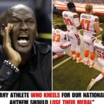 Michael Jordan’s Stormy Statement: “Any Athlete Who Kneels During the National Anthem Should Lose His Medal”.