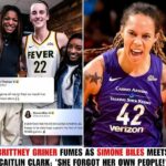 Breaking : Brittney Griner Slams Simone Biles for Backing Caitlin Clark – ‘She Sides with White Athletes and Forgets Her Roots!