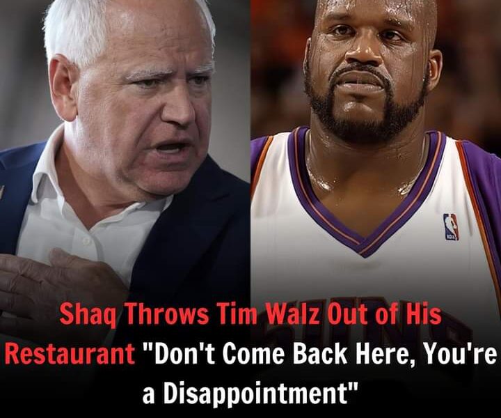 Shaq Throws Tim Walz Out of His Restaurant: “Don’t Come Back Here, You’re a Disappointment” Full story :