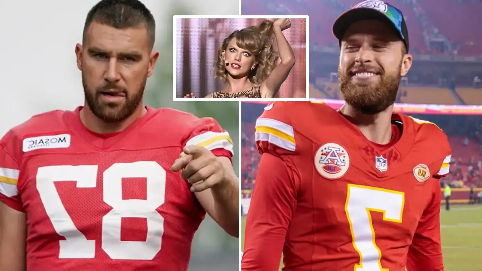 Taylor Swift Says She’ll Leave Travis Kelce If He Doesn’t Get Harrison Butker Fired from the Team