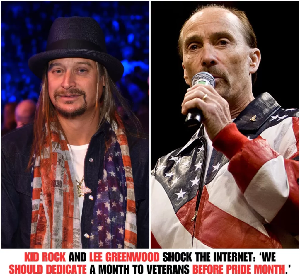 BREAKINGS: Kid Rock and Lee Greenwood shock the internet: ” We should dedicate a MONTH to VETERANS before PRIDE MONTH”