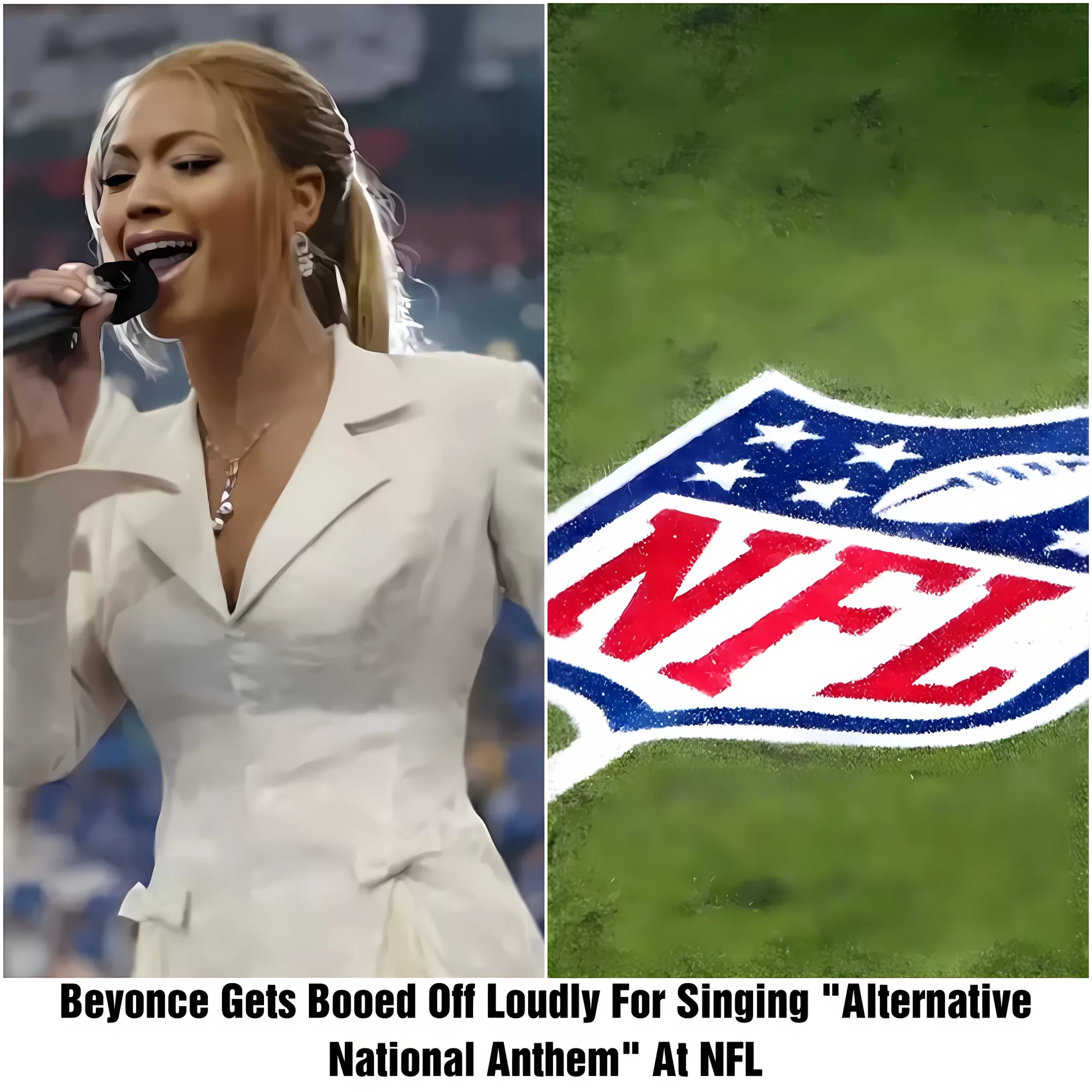 Breaking: Beyoncé Faces Loud Boos After Performing “Alternative National Anthem” at NFL Event