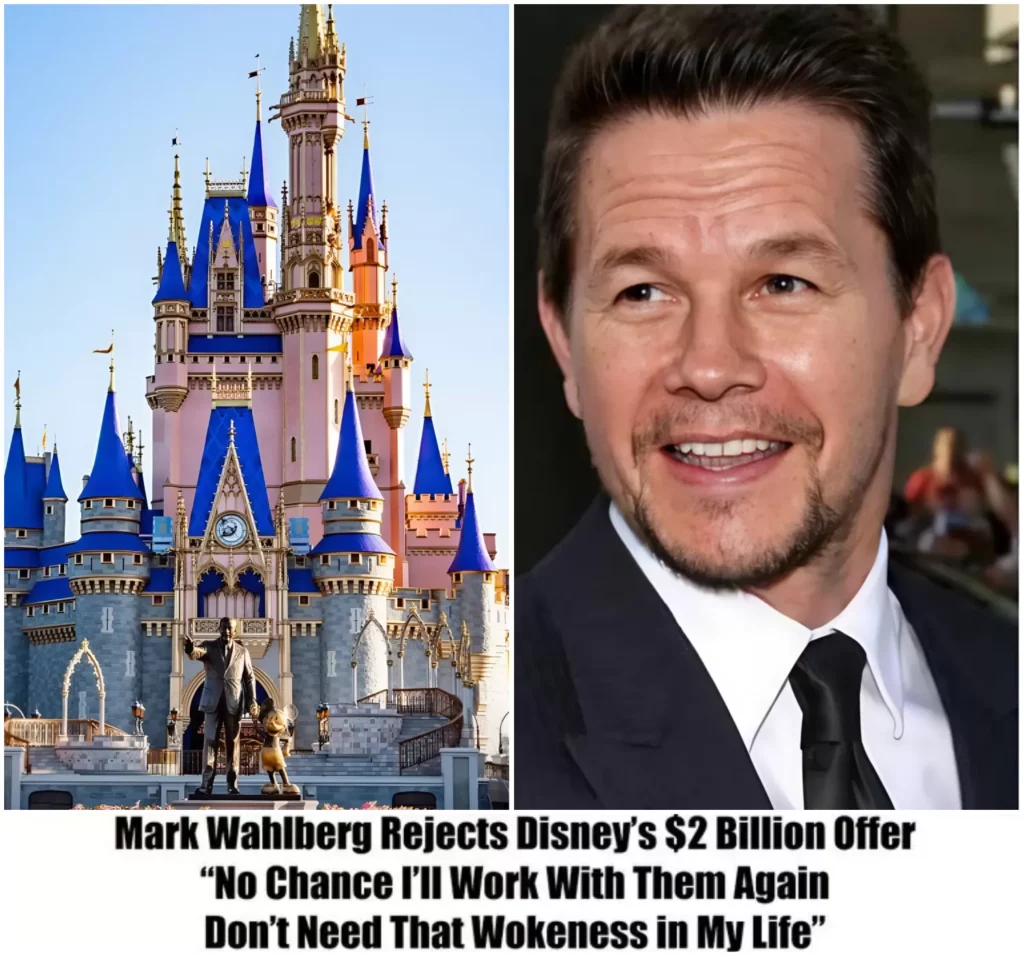 Mark Wahlberg rejects Disney’s $2 billion project: “No Chance I’ll Work With Them Again Don’t Need That Wokeness In My Life”.