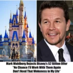 Mark Wahlberg rejects Disney’s $2 billion project: “No Chance I’ll Work With Them Again Don’t Need That Wokeness In My Life”.