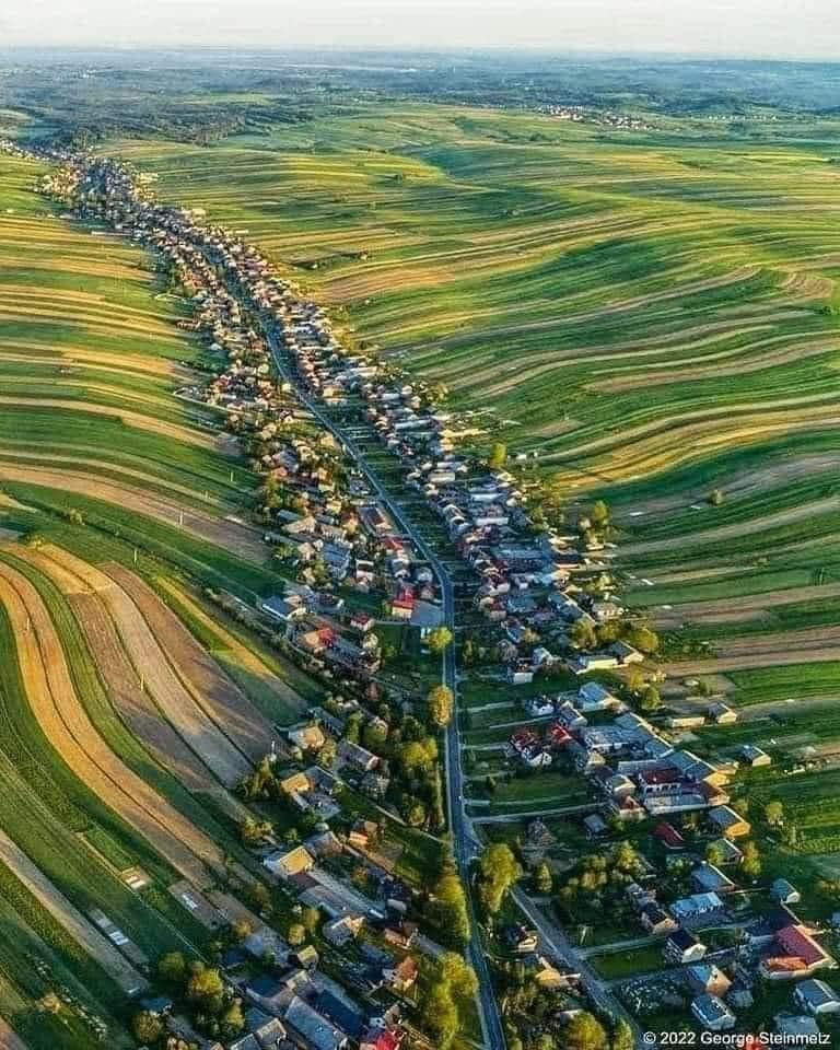 The Charming Polish Village Where All 6,000 Residents Live on a Single Street