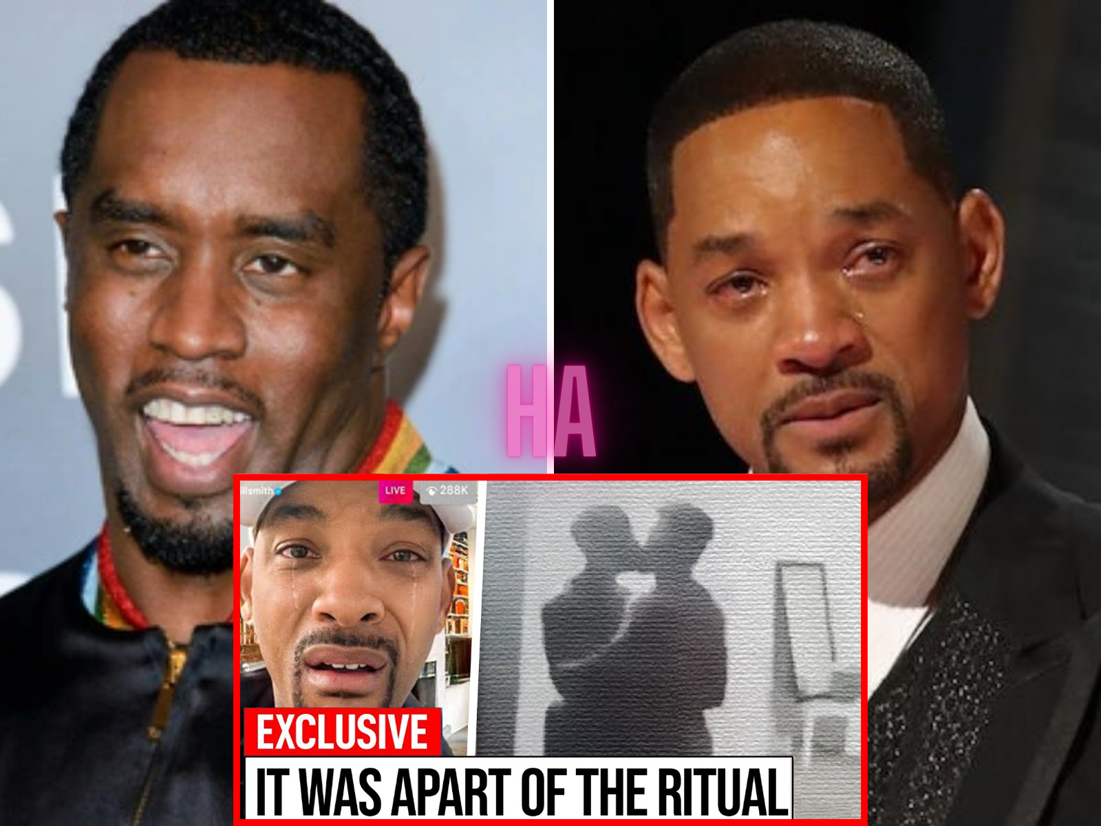 JUST IN: Will Smith Breaks Down After Tapes Of Him & Diddy Leak!