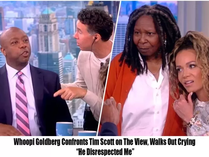 Whoopi Goldberg Confronts Tim Scott on The View, Walks Out Crying “He Disrespected Me”